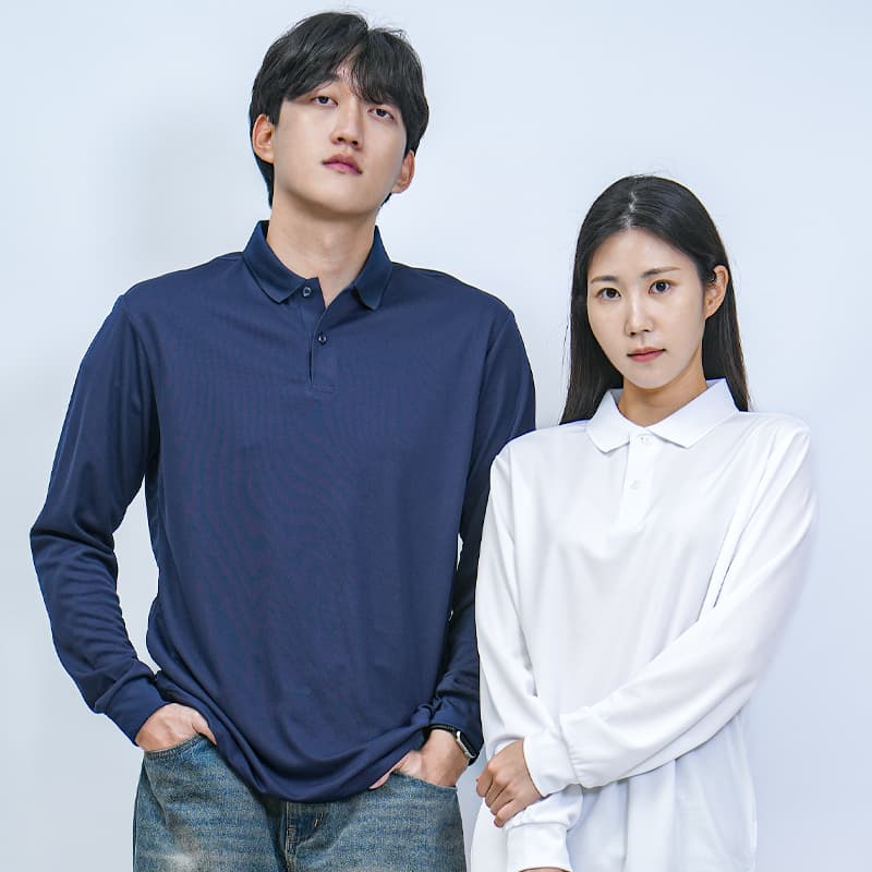 베이직 솔리드 긴팔 제품 참고 이미지