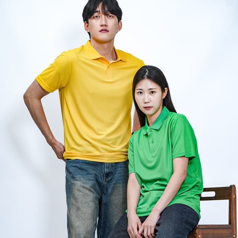 베이직 솔리드 반팔 제품 참고 이미지