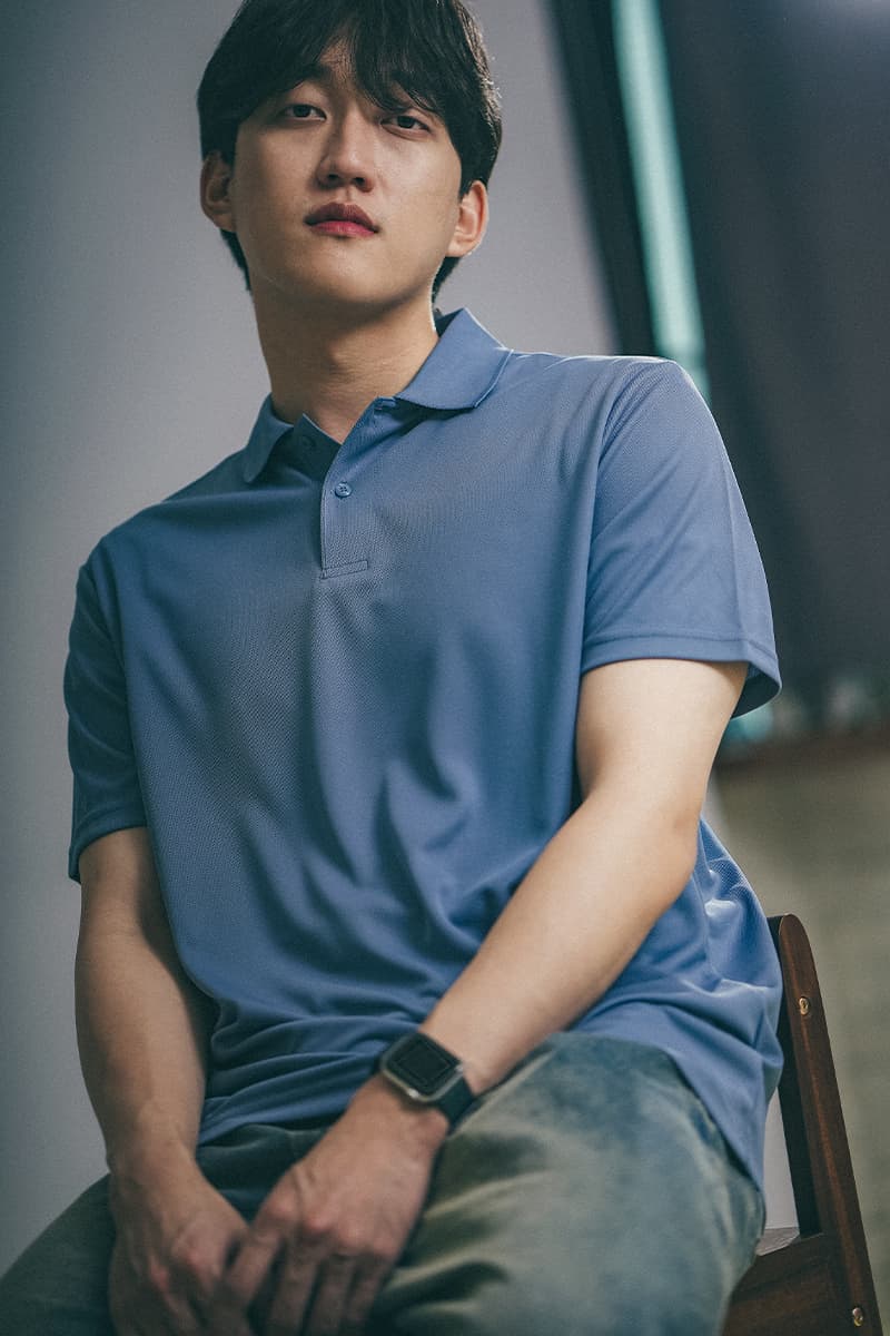 베이직 솔리드 긴팔 제품군 착용 참고 이미지 5