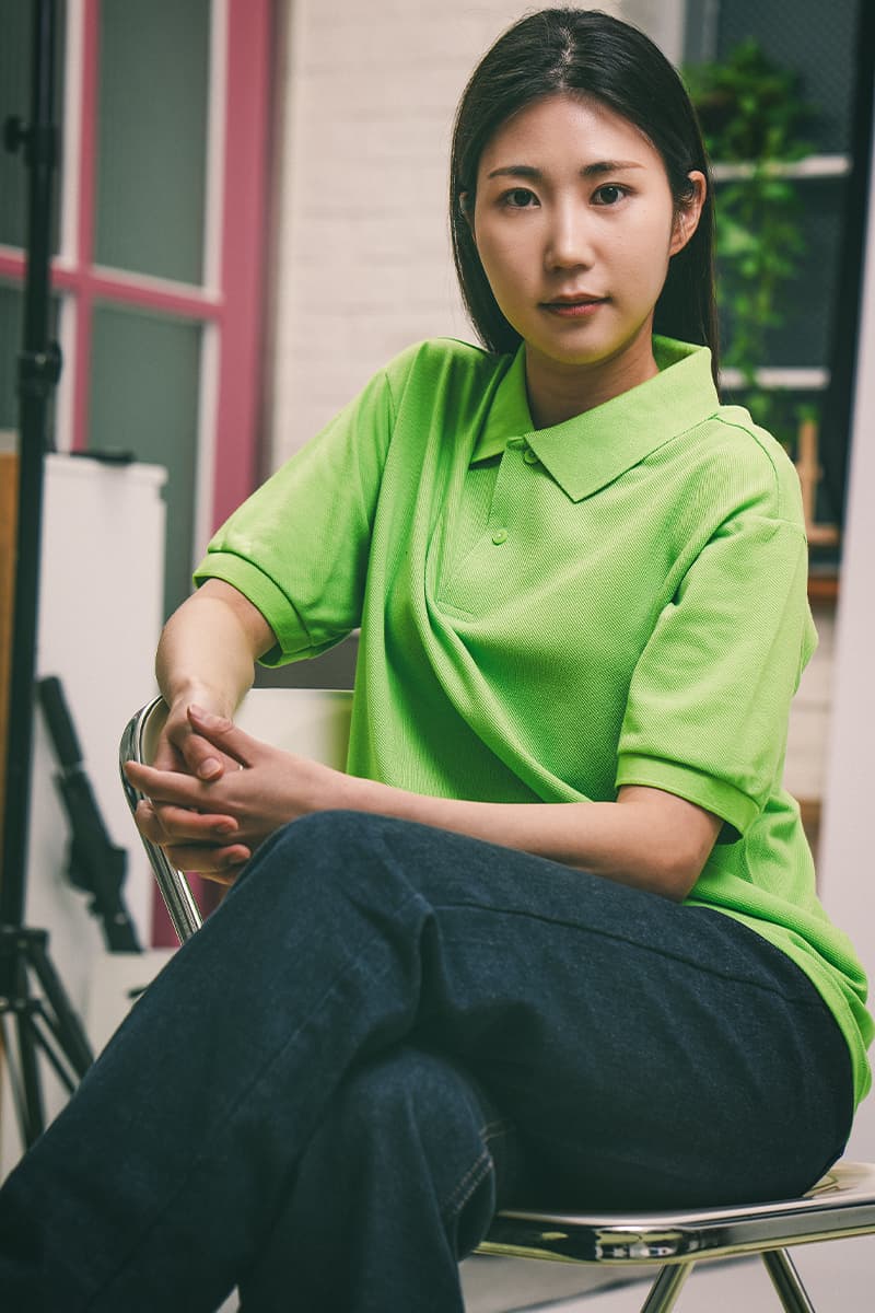 체크 폴로 반팔 제품군 착용 참고 이미지 5